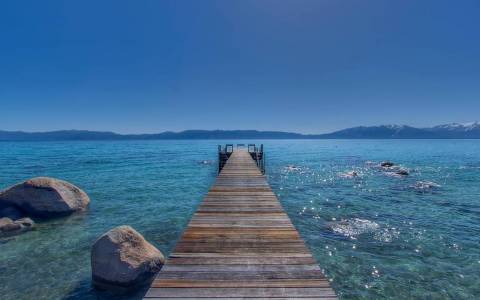 Lakefront Pier in Lake Tahoe